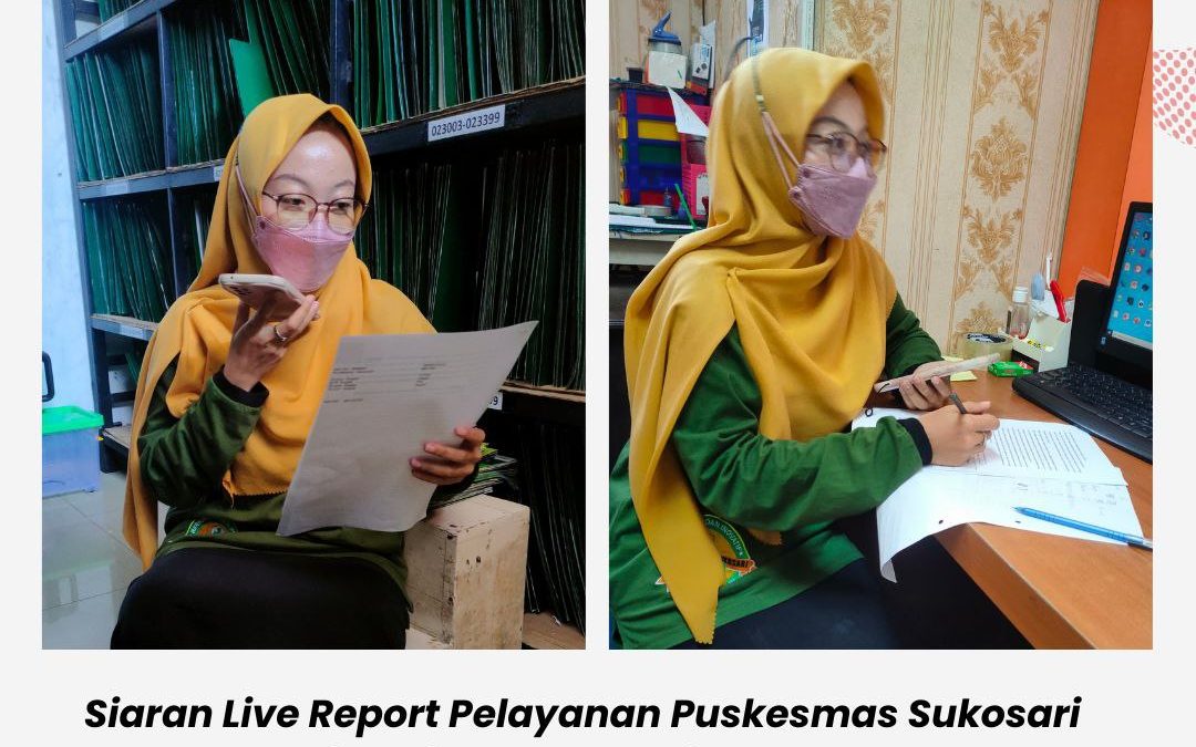 Live Report Pelayanan Puskesmas Sukosari selama Cuti Lebaran Melalui Radio Suara Madiun FM
