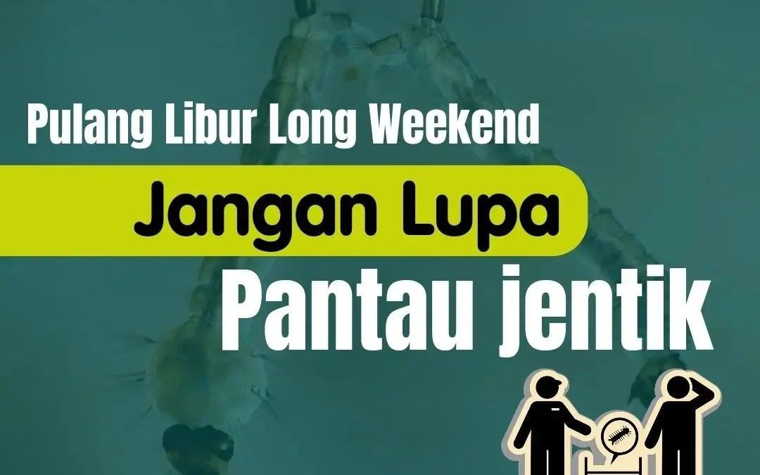 LIBUR LONG WEEKEND, JANGAN LUPA PANTAU JENTIK!